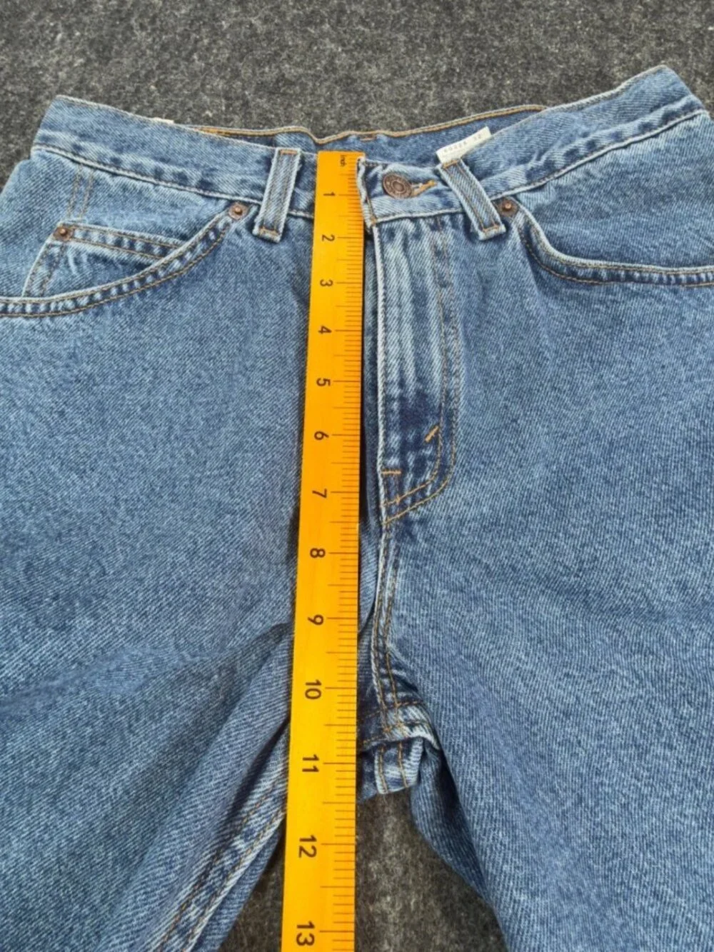 Levi's 562 Loose Fit Shorts Boys W27 Blue Denim Vintage Style NWT